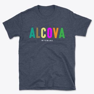 Alcova Wyoming Color Pop Basic T-Shirt