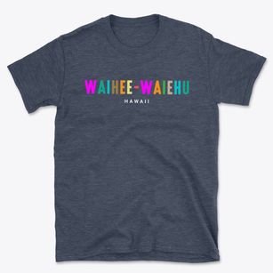 Waihee-waiehu Hawaii Color Pop Basic T-Shirt