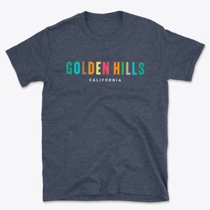 Golden Hills California Color Pop Basic T-Shirt