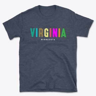 Virginia Minnesota Color Pop Basic T-Shirt