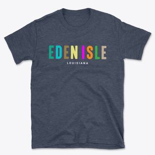 Eden Isle Louisiana Color Pop Basic T-Shirt