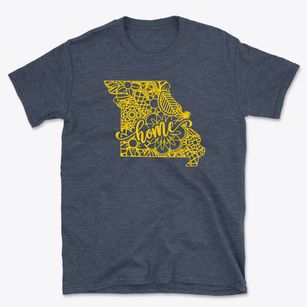  Missouri Mandala Basic T-Shirt