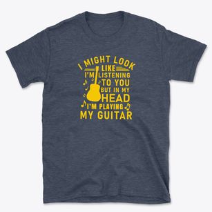 Playing My Guitar Basic T-Shirt
