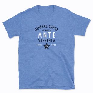 Ante Virginia General Supply Basic T-Shirt