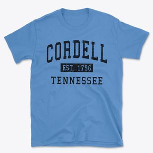 Cordell Tennessee Classic Established Basic T-Shirt