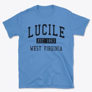 Lucile West Virginia Classic Established Basic T-Shirt