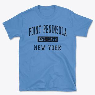 Point Peninsula New York Classic Established Basic T-Shirt
