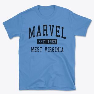 Marvel West Virginia Classic Established Basic T-Shirt