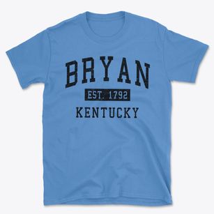 Bryan Kentucky Classic Established Basic T-Shirt