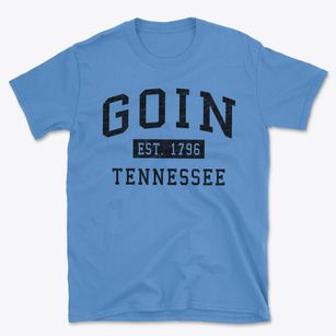 Goin Tennessee Classic Established Basic T-Shirt
