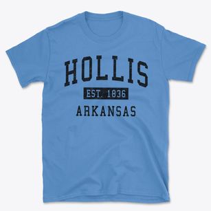 Hollis Arkansas Classic Established Basic T-Shirt