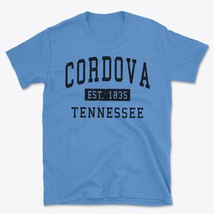 Cordova Tennessee Classic Established Basic T-Shirt