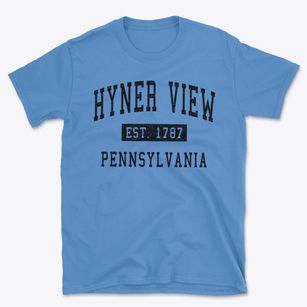Hyner View Pennsylvania Classic Established Basic T-Shirt
