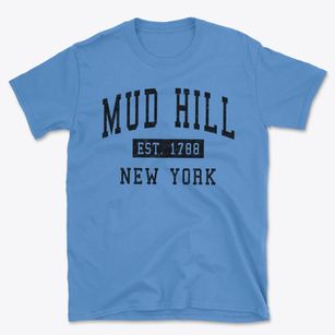 Mud Hill New York Classic Established Basic T-Shirt