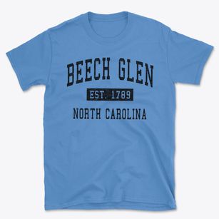 Beech Glen North Carolina Classic Established Basic T-Shirt