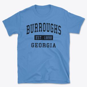 Burroughs Georgia Classic Established Basic T-Shirt
