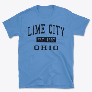 Lime City Ohio Classic Established Basic T-Shirt