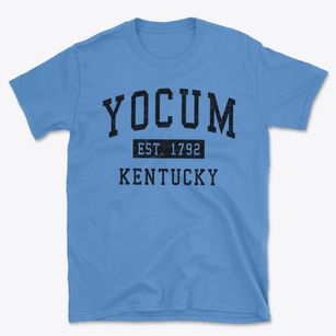 Yocum Kentucky Classic Established Basic T-Shirt