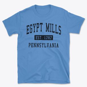 Egypt Mills Pennsylvania Classic Established Basic T-Shirt