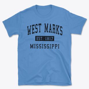 West Marks Mississippi Classic Established Basic T-Shirt