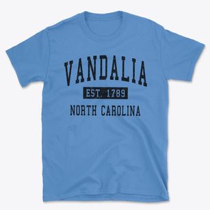 Vandalia North Carolina Classic Established Basic T-Shirt