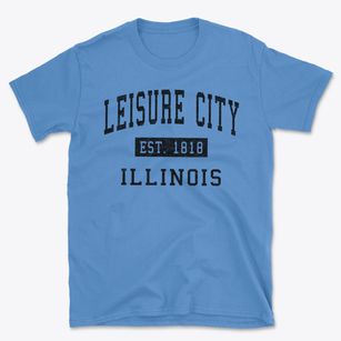 Leisure City Illinois Classic Established Basic T-Shirt