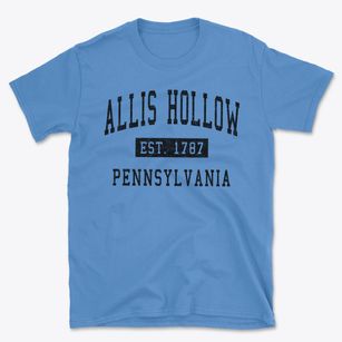 Allis Hollow Pennsylvania Classic Established Basic T-Shirt