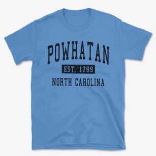Powhatan North Carolina Classic Established Basic T-Shirt