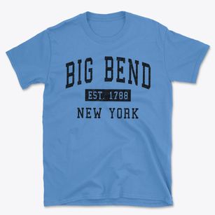 Big Bend New York Classic Established Basic T-Shirt
