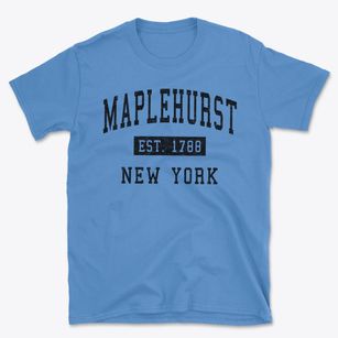 Maplehurst New York Classic Established Basic T-Shirt