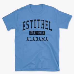 Estothel Alabama Classic Established Basic T-Shirt