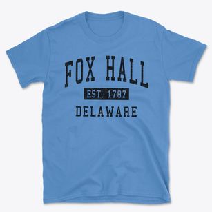 Fox Hall Delaware Classic Established Basic T-Shirt