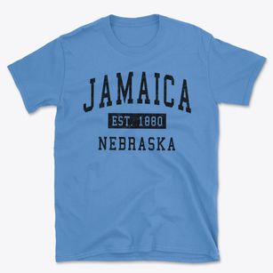 Jamaica Nebraska Classic Established Basic T-Shirt