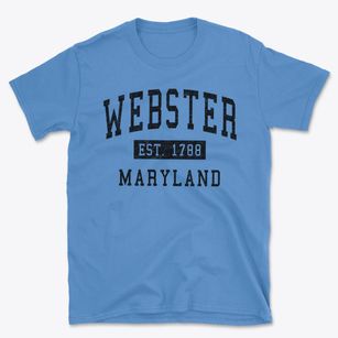 Webster Maryland Classic Established Basic T-Shirt