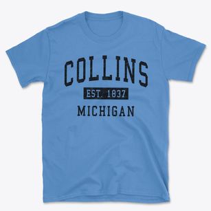 Collins Michigan Classic Established Basic T-Shirt
