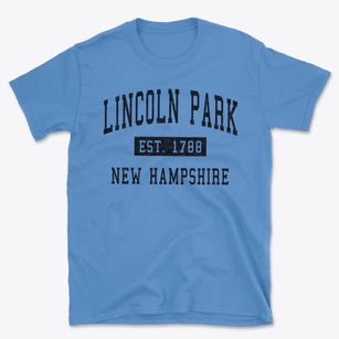 Lincoln Park New Hampshire Classic Established Basic T-Shirt
