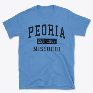 Peoria Missouri Classic Established Basic T-Shirt