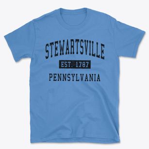 Stewartsville Pennsylvania Classic Established Basic T-Shirt