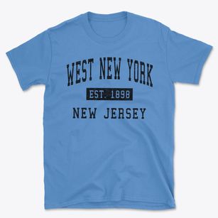 West New York New Jersey Classic Established Basic T-Shirt