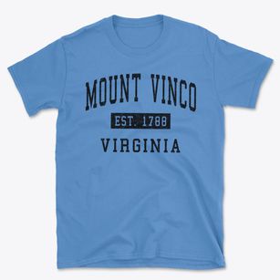 Mount Vinco Virginia Classic Established Basic T-Shirt