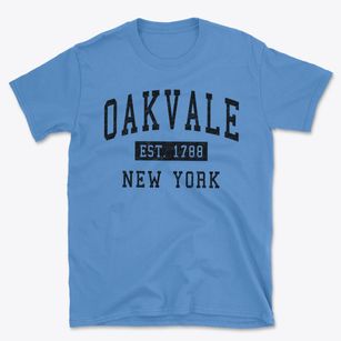Oakvale New York Classic Established Basic T-Shirt