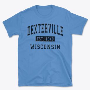 Dexterville Wisconsin Classic Established Basic T-Shirt