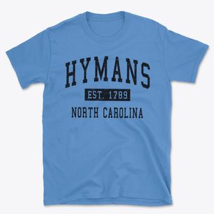 Hymans North Carolina Classic Established Basic T-Shirt