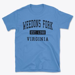 Weedons Fork Virginia Classic Established Basic T-Shirt