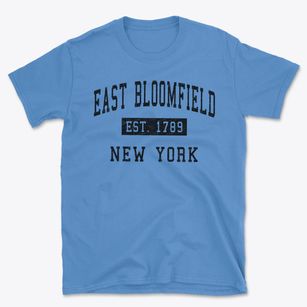East Bloomfield New York Classic Established Basic T-Shirt