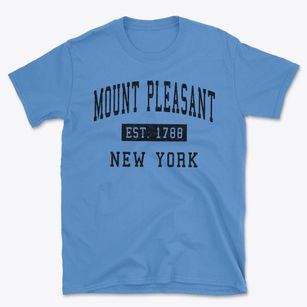 Mount Pleasant New York Classic Established Basic T-Shirt