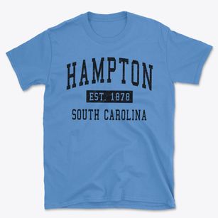 Hampton South Carolina Classic Established Basic T-Shirt