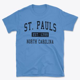 St. Pauls North Carolina Classic Established Basic T-Shirt