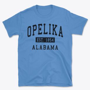 Opelika Alabama Classic Established Basic T-Shirt