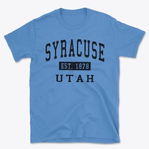 Syracuse Utah Classic Established Basic T-Shirt